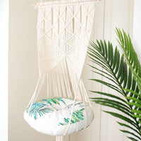 HKM-4095293 Cotton Rope Woven Pet Nest for Cats and Dogs, Hanging Basket Design