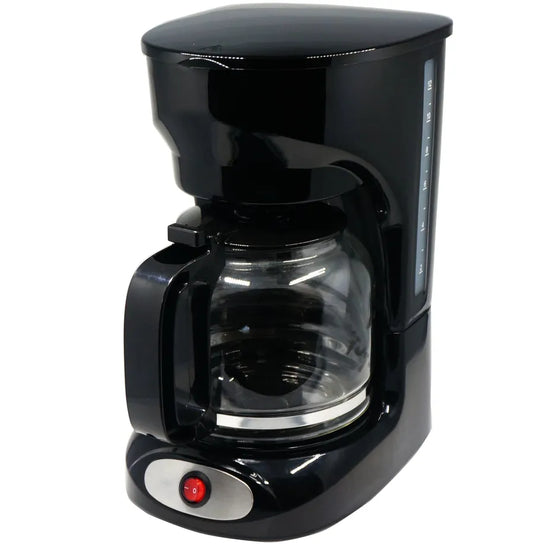 HKM-409555 12-Cup Stainless Steel Coffee Maker for Home and Office Use with 1.8L Capacity