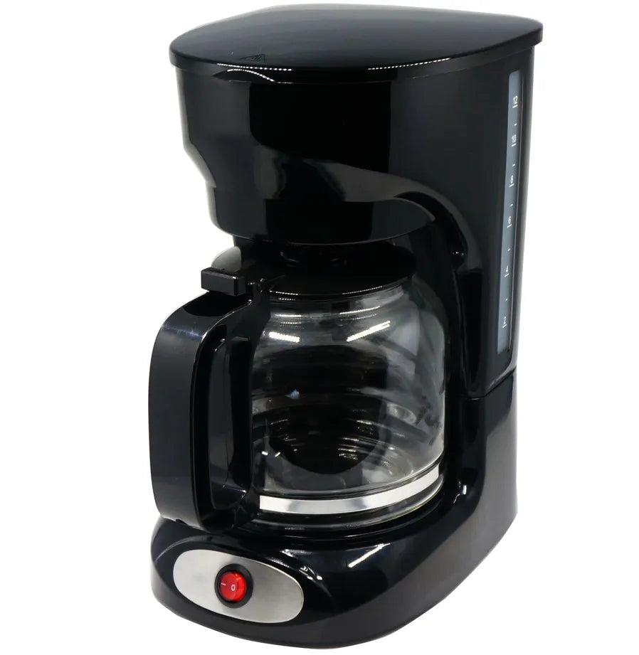 HKM-409555 12-Cup Stainless Steel Coffee Maker for Home and Office Use with 1.8L Capacity