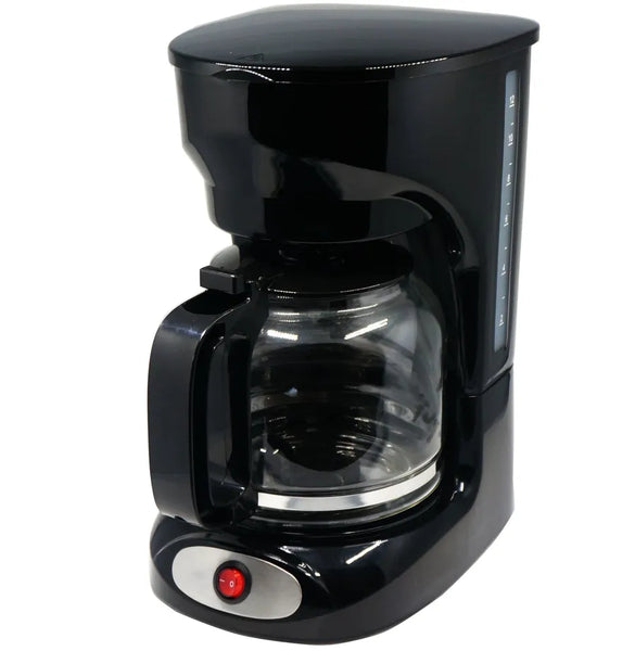 HKM-409555 12-Cup Stainless Steel Coffee Maker for Home and Office Use with 1.8L Capacity