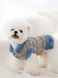 HKM-4095677 Thickened Cotton Pet Clothes for Autumn and Winter – Casual Red Style in Various Sizes