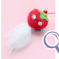 HKM-4096061 Feather Plush Cat Teaser Stick - Bite Resistant Cat Toy
