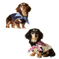 HKM-4096829 Sailor Collar Sleeveless Vest for Schnauzer, Bichon, Yorkshire, and Sausage Dogs in Dark Blue and Beige