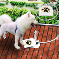 HKM-4097085 Outdoor Pet Water Fountain with Hose Attachment and Paw Pad Activation