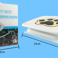 HKM-4097085 Outdoor Pet Water Fountain with Hose Attachment and Paw Pad Activation