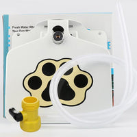HKM-4097085 Outdoor Pet Water Fountain with Hose Attachment and Paw Pad Activation