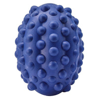 HKM-4099645 Natural Rubber Rugby Pet Toy for Dental Care and Vocal Play, Beef Flavor, 11.5x7 cm