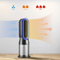 HKM-410003 Bladeless Electric Fan Heater with Night Light – 2000W Dual Purpose Portable Device for Home and Office Use