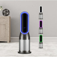 HKM-410003 Bladeless Electric Fan Heater with Night Light – 2000W Dual Purpose Portable Device for Home and Office Use