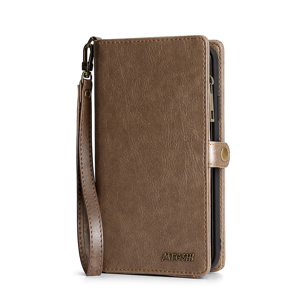 HKM-410067 Multi-function PU Mobile Phone Case for iPhone 11 Pro Max with Card Slots – Stylish & Protective Wallet Design