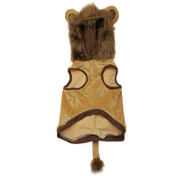 HKM-4101181 Pet Transformation Costume for Dogs and Cats - Stretch Velvet Lion Outfit