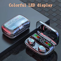 HKM-410131 M27 TWS Bluetooth 5.3 Wireless Gaming Earbuds with LED Lights and Noise Cancelling