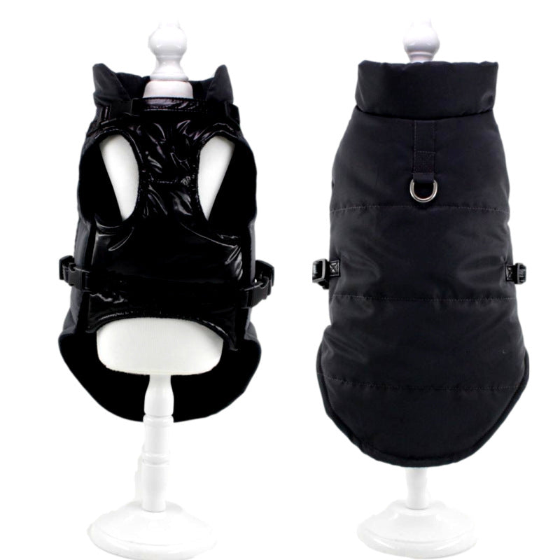 HKM-4101565 Cozy Cotton Dog Apparel with Hook and Loop Closure for Comfort and Warmth
