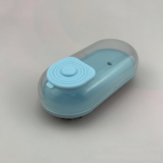 HKM-4102589 Hand-held Pet Bath Massage Brush with Soft Head for Dogs - Green, Pink, Blue