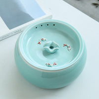 HKM-4102973 Ceramic Water Circulation Cat Drinking Fountain in Multiple Colors