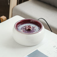HKM-4102973 Ceramic Water Circulation Cat Drinking Fountain in Multiple Colors