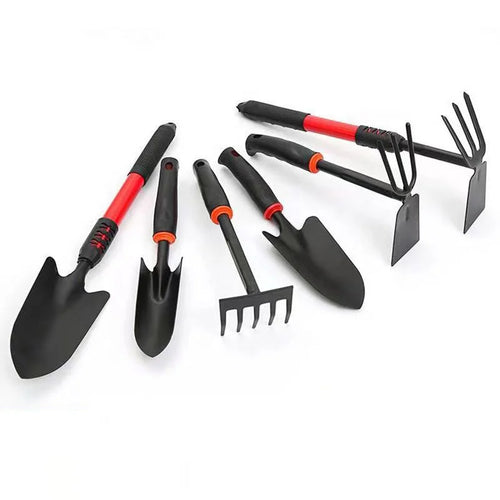 HKM-410323 Gardening Shovel for Digging and Weeding - Carbon Steel with Rubber Handle