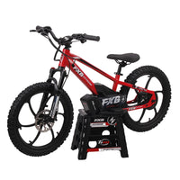 HKM-410387 20 Inch Fat Tire Electric Bike 600W Mountain Off-Road Bicycle for Kids, Aluminum Frame, Hydraulic Brakes