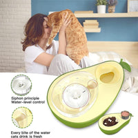 HKM-4104253 Automatic Avocado Shape Pet Feeder and Water Dispenser for Small Animals