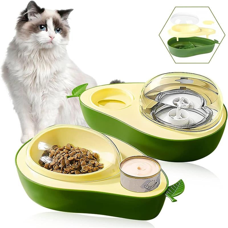 HKM-4104253 Automatic Avocado Shape Pet Feeder and Water Dispenser for Small Animals