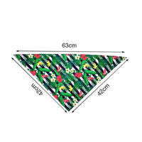 HKM-4104381 Pet Triangle Drool Towel in Summer Fruit Designs for Dogs