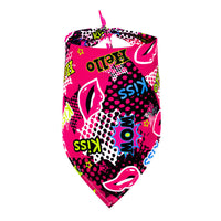 HKM-4104381 Pet Triangle Drool Towel in Summer Fruit Designs for Dogs