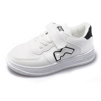 HKM-410515 2025 Children's Casual Sneakers White Shoes for Boys and Girls Non-slip Soft-soled Sports Running Shoes