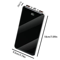 HKM-410515 Portable Power Bank with Slim Design - 18cm x 9.5cm x 2.8cm, Lightweight at 0.3kg