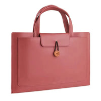 HKM-410515 Ultra-Slim PU Leather Laptop Briefcase for Men - Stylish Office Computer Handbag and Tablet Sleeve