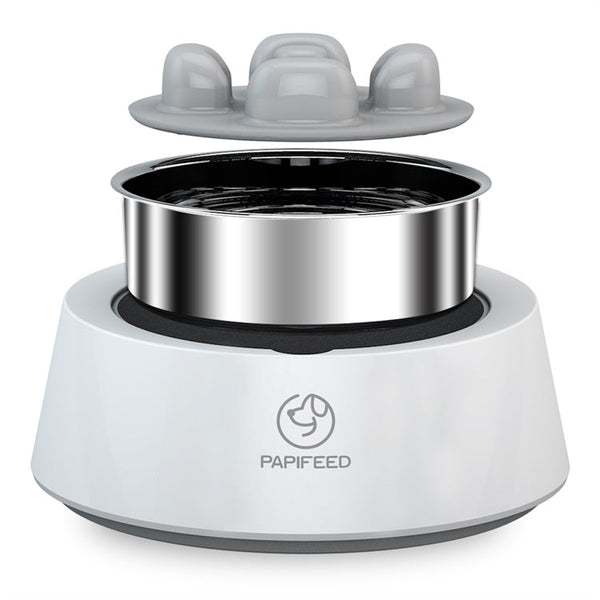 HKM-4106941 Stainless Steel Anti-Tipping Bowl for Weighing Pets ¨C 500g Capacity