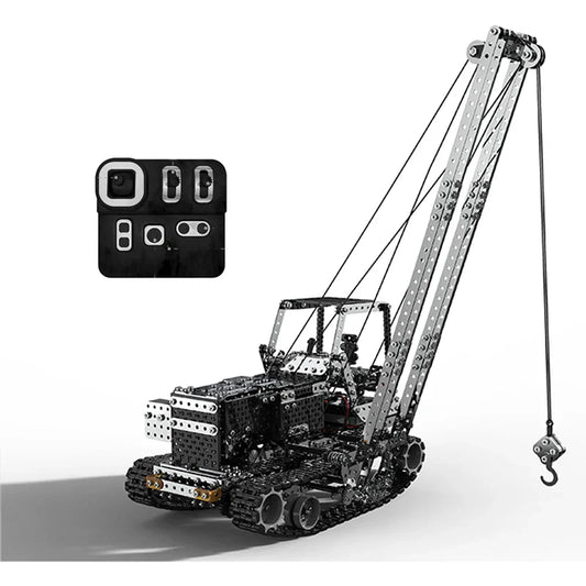 HKM-410707 1745PCS Remote Control Metal Building Blocks Crane Truck Model for DIY Assembly and Engineering Play