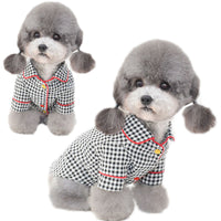 HKM-4107325 Soft Cotton Pajamas for Dogs and Cats - Fashionable Hooded Shirt for Comfortable Wear