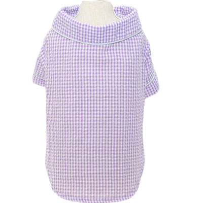 HKM-4107325 Soft Cotton Pajamas for Dogs and Cats - Fashionable Hooded Shirt for Comfortable Wear