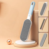 HKM-4110013 Double-Sided Pet Hair Remover Brush for Clothes, Furniture, and Car - Effective Fur and Lint Cleaner