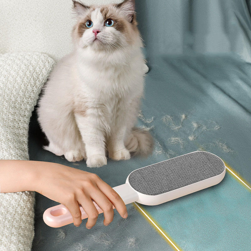 HKM-4110013 Double-Sided Pet Hair Remover Brush for Clothes, Furniture, and Car - Effective Fur and Lint Cleaner