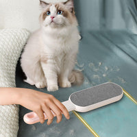 HKM-4110013 Double-Sided Pet Hair Remover Brush for Clothes, Furniture, and Car - Effective Fur and Lint Cleaner