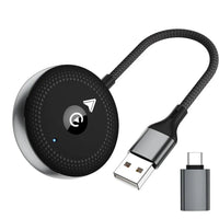 HKM-411027 Wireless CarPlay and Android Auto USB Adapter - 2 in 1 Portable Universal Connector for seamless integration