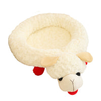 HKM-4111165 Plush Universal Pet Nest Mattress for Dogs and Cats - 70X50cm, White
