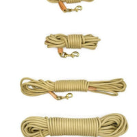 HKM-4112317 Adjustable Dog Training Belt - Available in Beige and Coffee, Lengths from 3m to 20m, 0.8cm Diameter