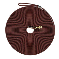HKM-4112317 Adjustable Dog Training Belt - Available in Beige and Coffee, Lengths from 3m to 20m, 0.8cm Diameter