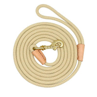 HKM-4112317 Adjustable Dog Training Belt - Available in Beige and Coffee, Lengths from 3m to 20m, 0.8cm Diameter