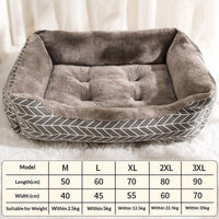 HKM-4112573 Cozy Winter Dog Kennel and All-Season Cat Nest in Yellow and Gray