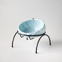 HKM-4112701 Elevated Food Bowl for Small Dogs with Optional Shelf, 10-10.9cm Diameter