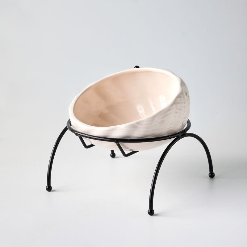 HKM-4112701 Elevated Food Bowl for Small Dogs with Optional Shelf, 10-10.9cm Diameter