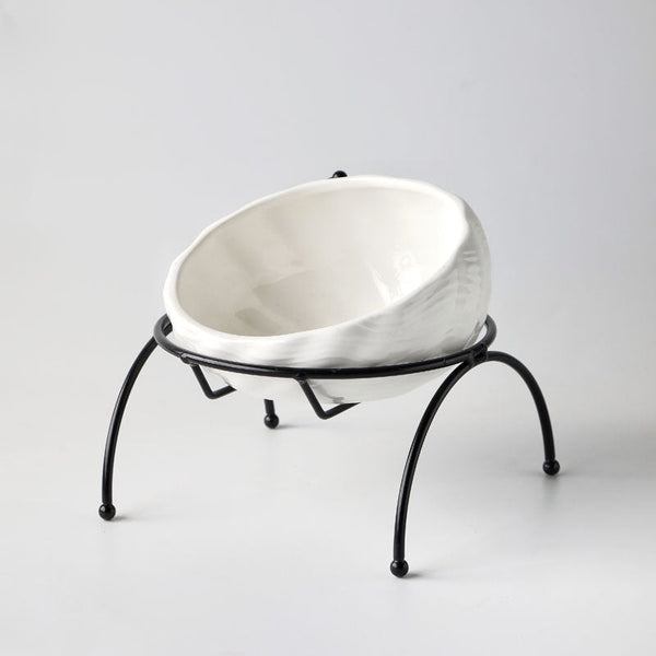 HKM-4112701 Elevated Food Bowl for Small Dogs with Optional Shelf, 10-10.9cm Diameter