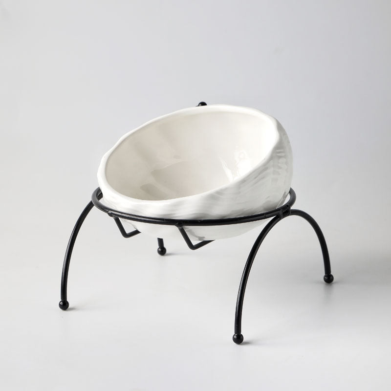 HKM-4112701 Elevated Food Bowl for Small Dogs with Optional Shelf, 10-10.9cm Diameter