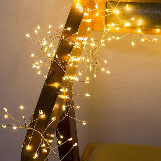 HKM-411411 Colorful LED String Lights for Christmas Tree Decoration with Remote Control (USB, Multiple Lengths)