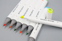 HKM-411411 Dual Tip Alcohol-Based Art Markers Set - 200 Vibrant Colours for Adults and Kids