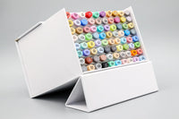 HKM-411411 Dual Tip Alcohol-Based Art Markers Set - 200 Vibrant Colours for Adults and Kids