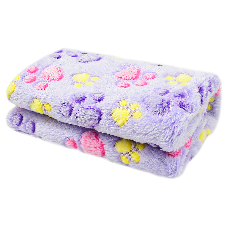 HKM-4114365 Soft Fleece Pet Blanket - Large Size, Cozy Fabric Pet Mat for Comfort